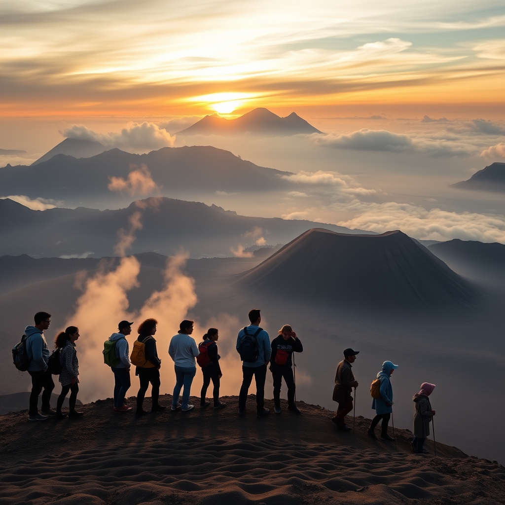 Rising with the Tenggerese: A Sunrise Trekking Journey Through Mount Bromo’s Volcanic Majesty