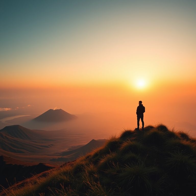 Shrouded in Gold: The Enchanting Sunrise Trails of Bromo’s Lesser-Known Peaks
