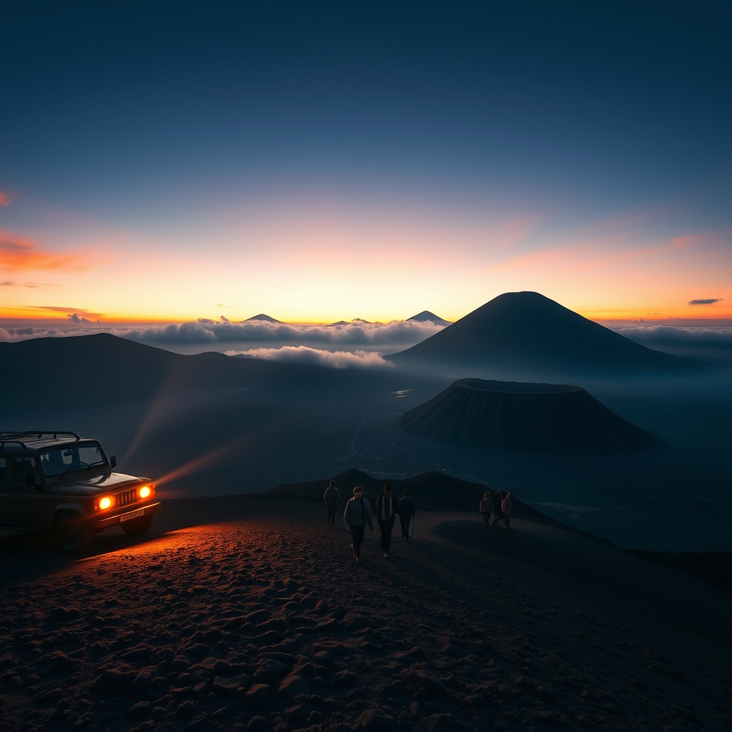 The Tenggerese Dawn: A Cultural Jeep Safari and Sunrise Trekking Fusion at Mount Bromo