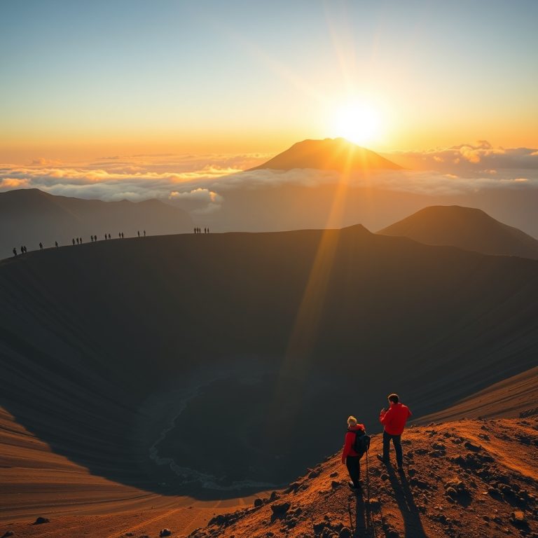 The Dawn’s Embrace: A Sunrise Trekking Journey Through Mount Bromo’s Volcanic Majesty