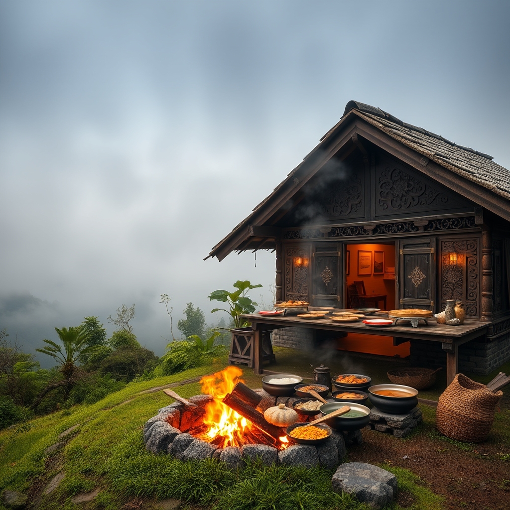 The Whispering Hearth: A Culinary Reverie in East Java’s Highland Plateaus